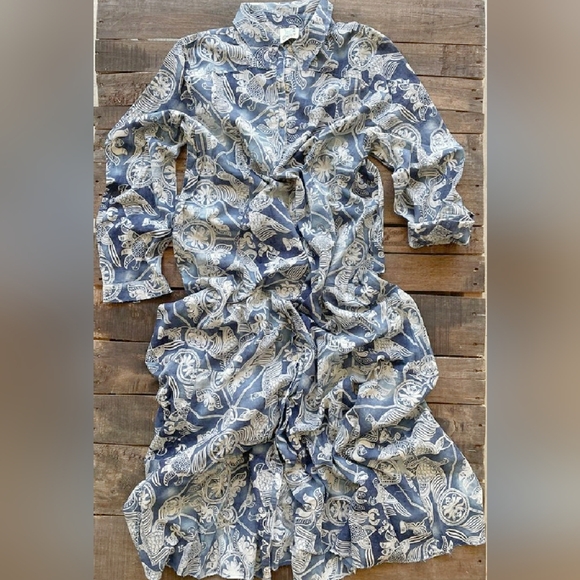 Cottagecore Wild Flower Meadow Duster - Picture 2 of 3